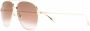 Cartier Eyewear Zonnebril met piloten montuur Goud - Thumbnail 2