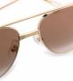 Cartier Eyewear Zonnebril met piloten montuur Goud - Thumbnail 3