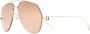 Cartier Eyewear Zonnebril met piloten montuur Goud - Thumbnail 1