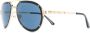 Cartier Eyewear Zonnebril met piloten montuur Goud - Thumbnail 1