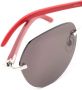 Cartier Eyewear Zonnebril met piloten montuur Zilver - Thumbnail 3