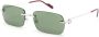 Cartier Eyewear Zonnebril met rechthoekig montuur Zilver - Thumbnail 2