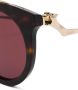 Cartier Eyewear zonnebril met rond montuur Bruin - Thumbnail 3