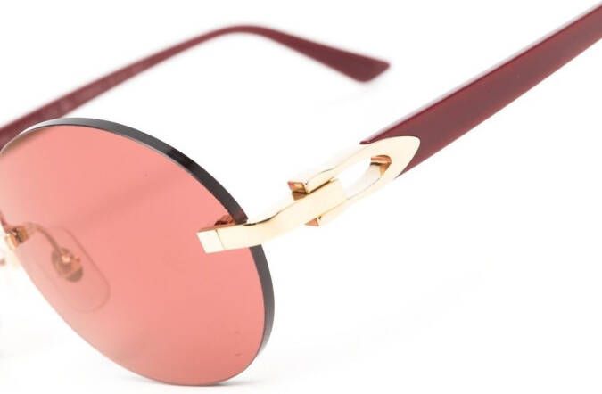 Cartier Eyewear CT0005CS zonnebril Goud