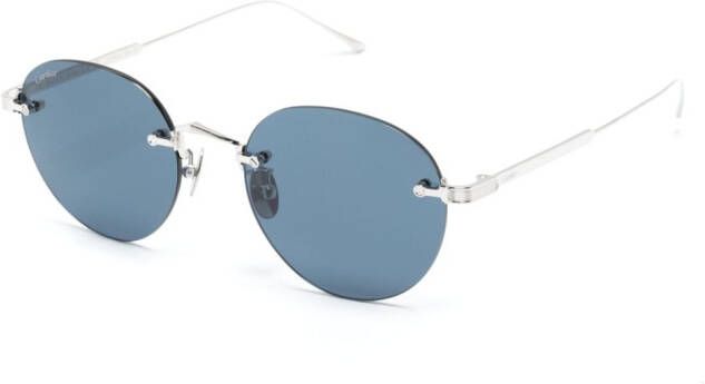 Cartier Eyewear Zonnebril met rond montuur Zilver