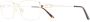 Cartier Eyewear Zonnebril met vierkant montuur Goud - Thumbnail 2