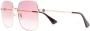 Cartier Eyewear Zonnebril met vierkant montuur Goud - Thumbnail 2