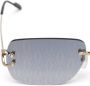 Cartier Eyewear Zonnebril met vierkant montuur Goud - Thumbnail 3