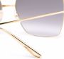 Cartier Eyewear Zonnebril met vierkant montuur Goud - Thumbnail 3