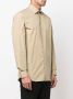Caruso Katoenen overhemd Beige - Thumbnail 3