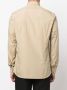 Caruso Katoenen overhemd Beige - Thumbnail 4