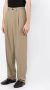 Caruso Pantalon met geplooid detail Bruin - Thumbnail 3