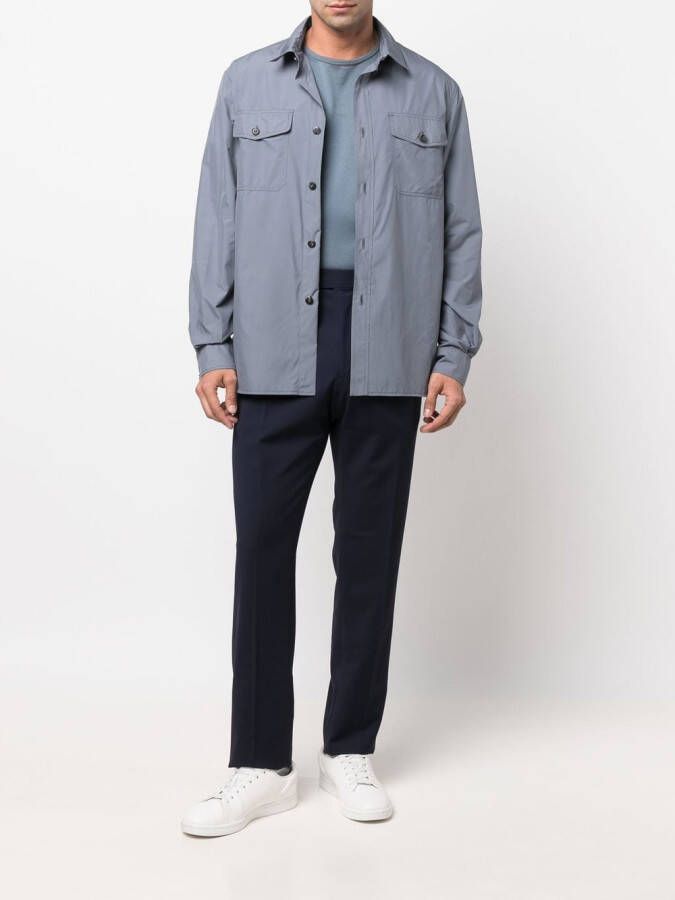 Caruso Straight broek Blauw