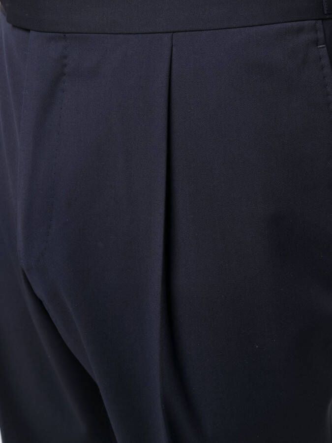 Caruso Straight broek Blauw