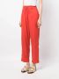 Casa raki Barbara drawstring cropped trousers Rood - Thumbnail 3