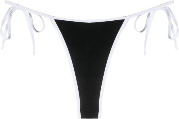 Casablanca Bikinislip met monogram Zwart