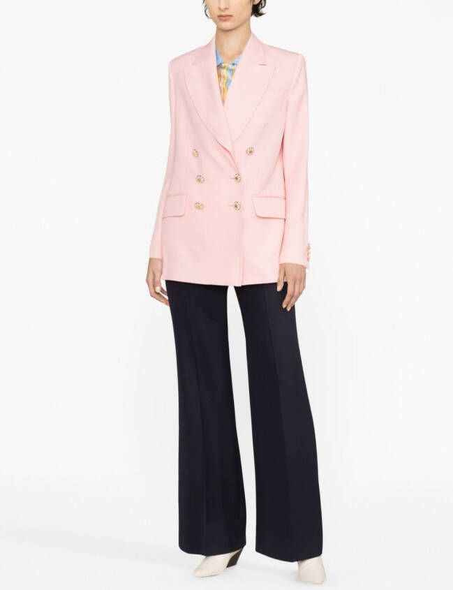 Casablanca Blazer met dubbele rij knopen Roze