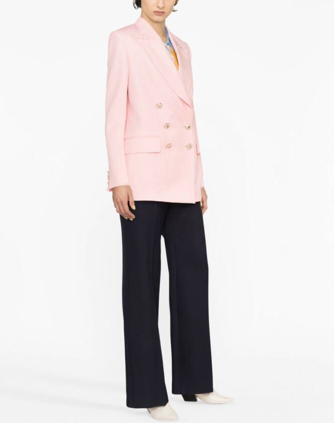 Casablanca Blazer met dubbele rij knopen Roze