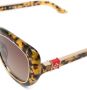 Casablanca Zonnebril met cat-eye montuur Geel - Thumbnail 3