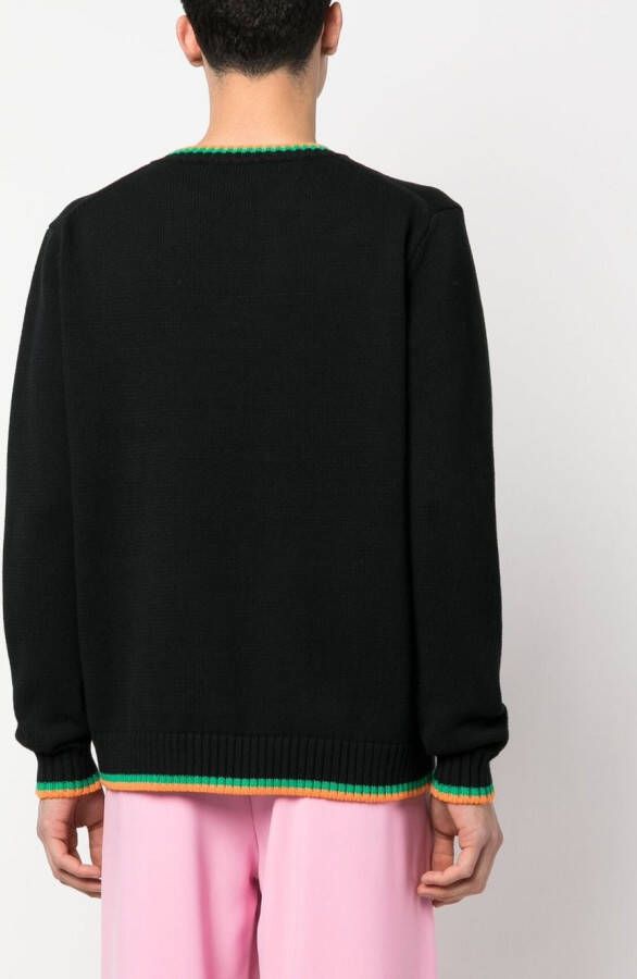 Casablanca Trui met ronde hals Zwart