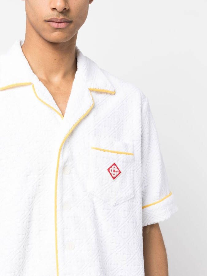 Casablanca Overhemd met logo Wit