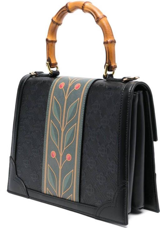 Casablanca Jeanne shopper met logopatch Zwart