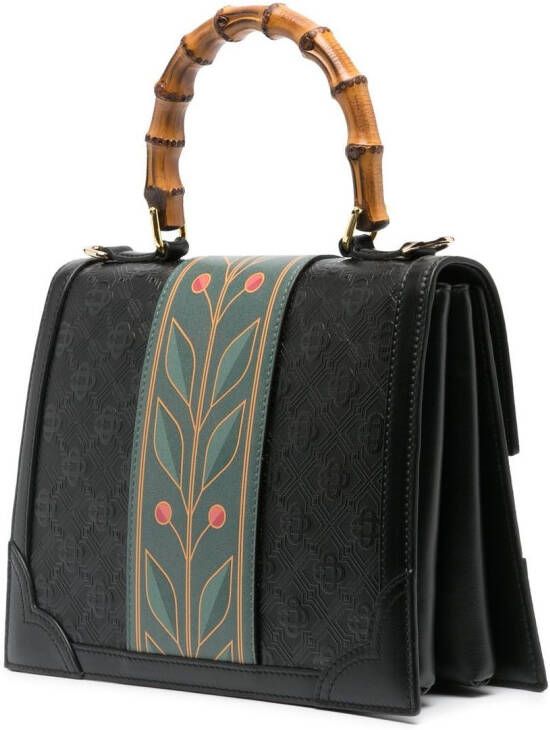 Casablanca Jeanne shopper met logopatch Zwart