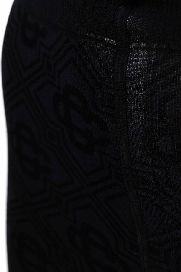 Casablanca Legging met monogramprint Zwart