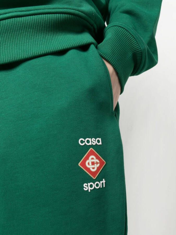 Casablanca Trainingsbroek met logoprint Groen
