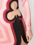 Casablanca Mini-jurk met print Roze - Thumbnail 5