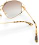 Casablanca Zonnebril met oversized montuur Goud - Thumbnail 3