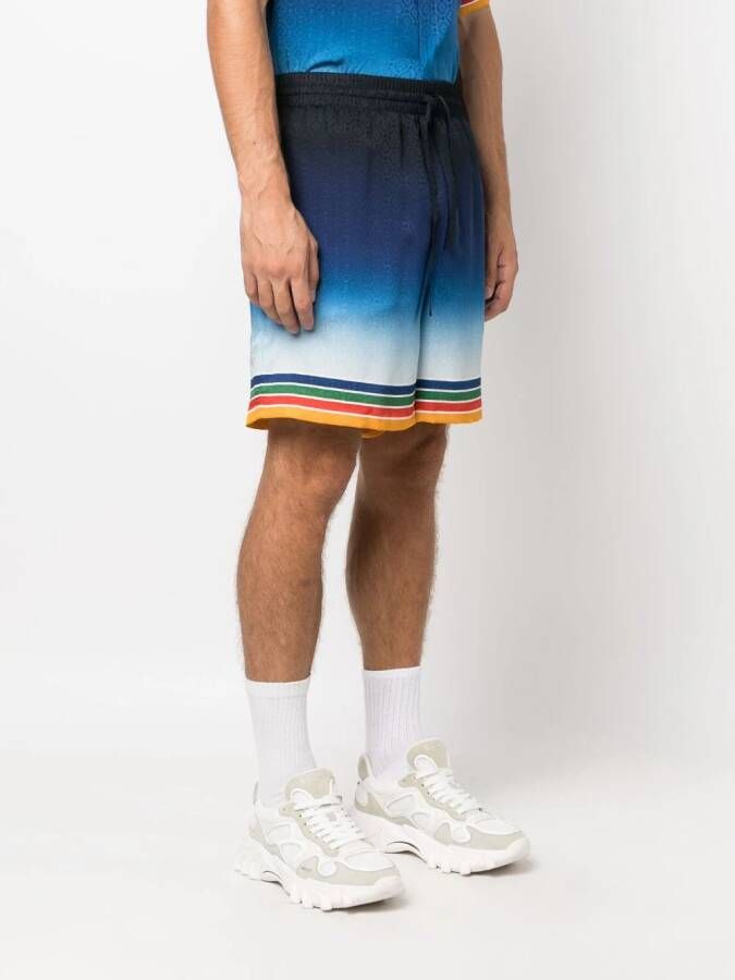 Casablanca Zijden shorts Blauw