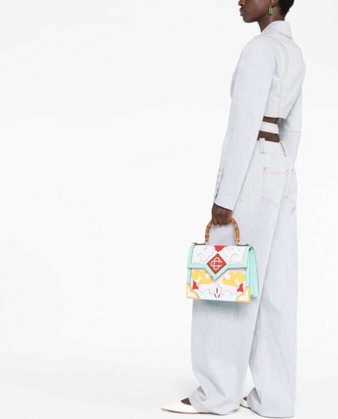 Casablanca Rodeo Jeanne leren shopper Roze