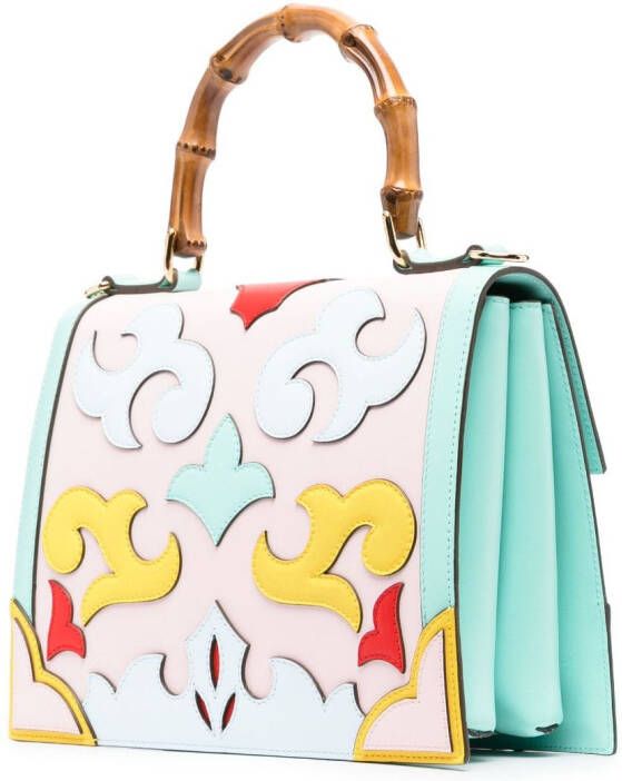 Casablanca Rodeo Jeanne leren shopper Roze