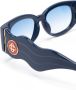 Casablanca Zonnebril met rond montuur Blauw - Thumbnail 3