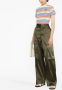 Casablanca Cropped T-shirt Wit - Thumbnail 2