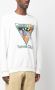 Casablanca Sweater met grafische print Wit - Thumbnail 3