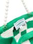 Casablanca Tennis gehaakte shopper Groen - Thumbnail 4