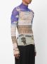 Casablanca Top met print Blauw - Thumbnail 3