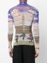 Casablanca Top met print Blauw - Thumbnail 4