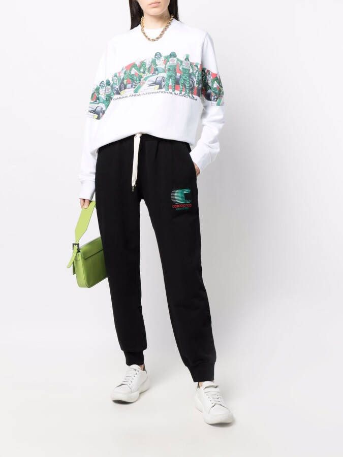 Casablanca Trainingsbroek met logoprint Zwart