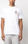 Casablanca T-shirt van biologisch katoen Wit - Thumbnail 3