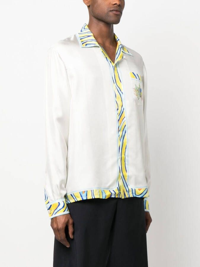 Casablanca Zijden blouse Wit