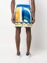 Casablanca Zijden shorts Blauw - Thumbnail 4