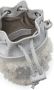 Casadei Giulia raffia bucket-tas Wit - Thumbnail 5