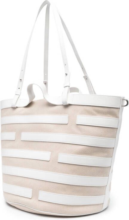 Casadei Leren tas Beige