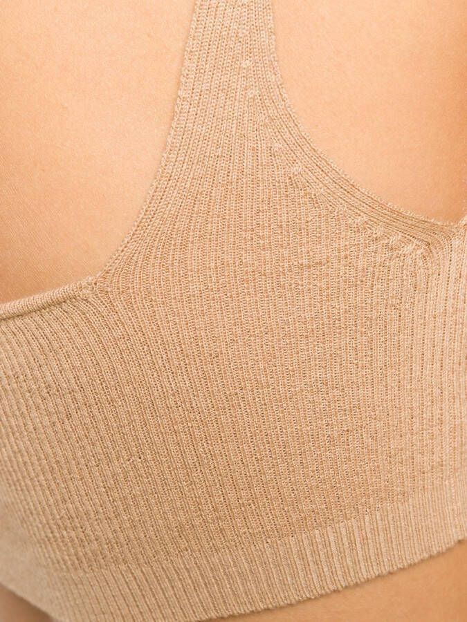 Cashmere In Love Cropped top Beige