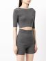 Cashmere In Love Cropped top Zwart - Thumbnail 3