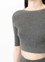 Cashmere In Love Cropped top Zwart - Thumbnail 5
