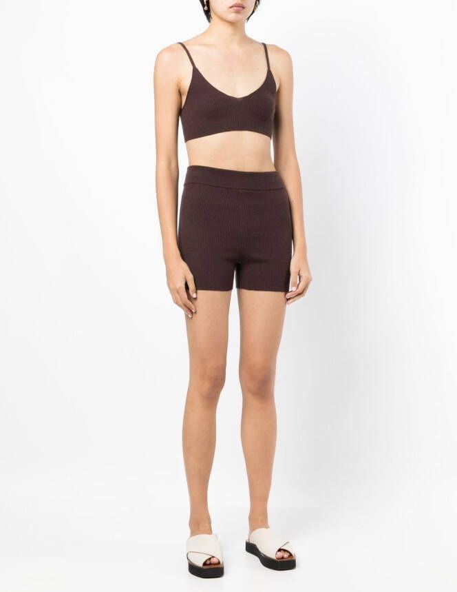 Cashmere In Love Fietsshorts Bruin